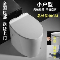 스마트 변기 화장실 욕실 리모델링 무수함 스몰 사이즈 쇼트 미니 드라이 소형 공간 전동, 01 전기충전력 49CM, 01 305mm