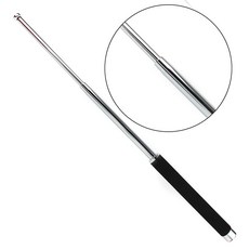 확장형 삼단봉 640mm SS-02실버 고탄소강 강철 호신, 오엔티샵 본상품선택, 1개