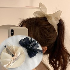 여아왕리본머리핀