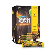 벅스펫 베지스틱 베지믹스 120개입 X 4g 강아지 건조 야채 채소 믹스 후레이크, 2개, 480g
