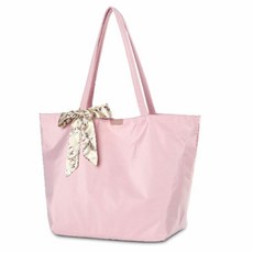 키밍 / 리본포인트합성섬유 베이직 숄더백 기저귀가방 핑크