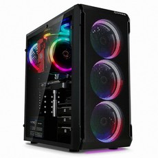 ORBIS J110 RGB 듀얼링 풀 아크릴 미들타워 케이스, 선택하세요