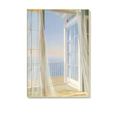 앨리스달튼브라운 프레임 액자 극사실주의 바다 풍경 엔조마리 풍경화그림