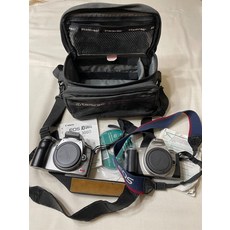 로트 2대 캐논 카메라 1개 탐락 케이스 EOS Film Rebel 2000 Digital 300D - 캐논300d