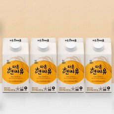 라온 현미유 아기 미강유 500ml x 4개 생일선물