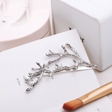 머리핀 작은헤어핀 머리장식 성인 코디하기쉬운 우아 심플 개성 일자형집게 앞 참신한