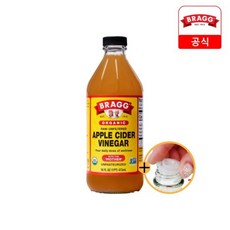 브래그 유기농 사과식초 946ml*4개 946ml 4개, 4개