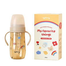 아가방 마이 페이보릿 띵스 빨대컵, 혼합색상, 2개, 270ml