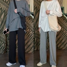 ST008 데일리 베르바인 기본 일자 트레이닝바지 편안한 일상 착용감 좋은 바지 긴바지