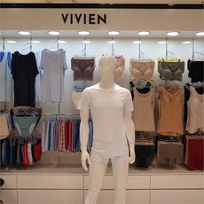 비비안 비비안 CB01 남성 면100수 반팔런닝 RU1910T(WH) (5912364)