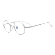 아이옵틱스 10518 45SIZE SILVER 안경 티타늄 안경 가메만넨모양 고도수 안경 EYEOPTICS 안경