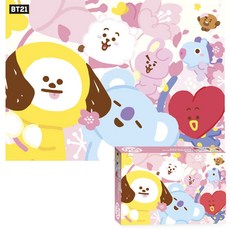 라인프렌즈 BT21 BABY 체리 블라썸 직소퍼즐 (500pcs), 단품