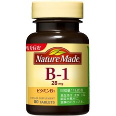 일본 네이처메이드 비타민B-1 80알 40일분 B1, 1개, 80정