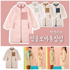 탑텐키즈 탑텐키즈 덤블보아 롱 집업 점퍼 MKA4TC3902 뽀글이 짚업