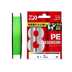  다이와(DAIWA) PE 줄 UVF Durasensor X8 + Si2 No. 6 300m, 라임 그린 