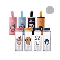 아트박스/텀스 1+1 개콘프렌즈 트라이탄 보틀 파우치 세트, 상세설명 참조, 1+1 보틀 파우치세트_버스터+키튼