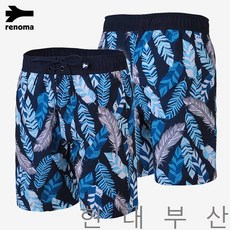 [현대백화점][레노마수영복] (MS19355) 남성 비치 트렁크(이너팬티 내장)