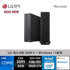 LG전자 데스크탑 12세대 I9 컴퓨터 Z80KV-AR29S5M+WIN11 (I9-12900/8GB/SSD500GB+2TB/UHD770/WIN11)