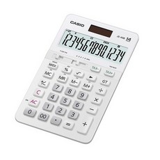 계산기 JS-40B 화이트 CASIO, 단품, 1개