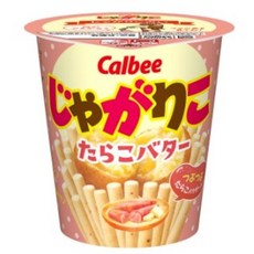 일본 과자 가루비 calbee 자가리코 자가비 명란버터맛 6개 세트 판매, 57g