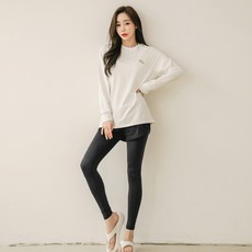  여성용 오버핏 루즈핏 래쉬가드 상하의세트 BEIV7207PL 