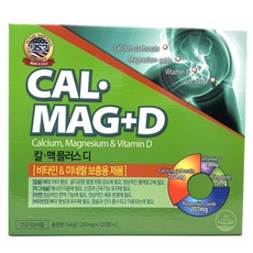 칼맥 플러스 디 칼슘 마그네슘 아연 비타민 D, 240정, 1개