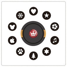 Bokeh-이펙트 렌즈 캡 커버 필터 보케 마스터스 키트 예술적이고 낭만적 인 크리에이티브 야간 촬영 카메, 01 10 in 1_08 58mm, 1개