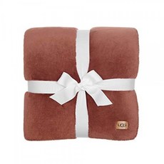 UGG Whitecap Plush Flannel - Oversized Throw Blanket Sepia