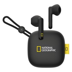 내셔널지오그래픽 무선 블루투스 이어폰, NGM-TWE, 블랙 블랙, 1개