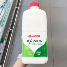 서울우유 나100% 1.8L 흰우유 무조건 아이스포장, 1개
