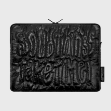 어프어프 GOOD THINGS TAKE TIME-GLOSSY BLACK(노트북파우치)