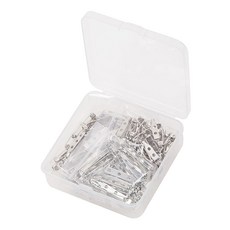 ZCD 100Pcs DIY 브로치 바 백 안전 핀 캐치 결과 22mm 26mm 33mm 40mm