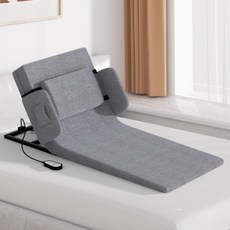 Danzio 견고한 1인용 전동 침대 높낮이 조절 자동 매트리스 기능성 베드 모션 병상, 안전가드, 그레이