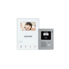 코콤 A지역무료설치 KCV-434 KC-C60 아날로그방식 4선식 비디오폰, A지역무료설치(화이트)