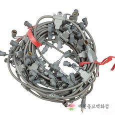 ★국산제품★방수전선전기선50구 (22cm 30cm 40cm 50cm 1m) 연등전선 전구