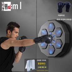 뮤직복싱 스마트 머신 복싱 가정용샌드백 기계, 프로급 성인 권투 커버 [업그레이드 하중 200KG 펀