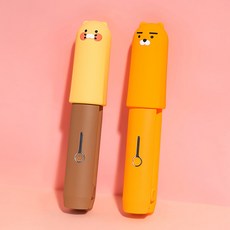 카카오프렌즈 휴대용 무선 미니 고데기, 미니 고데기_춘식이