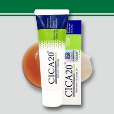 CICA 20 프랑스 만능지우개 시카 크림 병풀추출물 피부과 진정 색소침착 갈색연고 50g, 1개