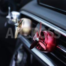 [TV홈쇼핑정품 애드크로스] 차량용방향제 디 오리지널 mustang 머스탱 송풍구 카디널 레드 본품 리필 1개 세트