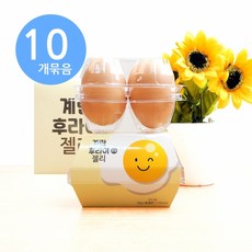 계란후라이 모양 젤리 36g x10개, 10개