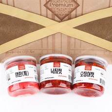 HACCP 젓갈 선물세트 (낙지젓400g+명란젓(특)400g+오징어젓400g), 1개