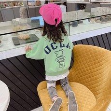 모이몰른 붐붐키즈 바니바니 메르시보꾸 여아 캐릭터 티 스트라이프 레깅스 세트