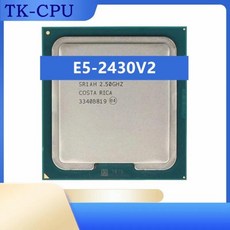 제온 E5-2430V2 V2 2.5GHz 6 코어 12 스레드 CPU 프로세서 15M 80W LGA, 한개옵션0