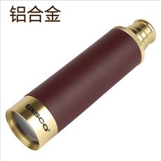 해적 망원경 레트로 25x30 고배율 빈티지 단안경