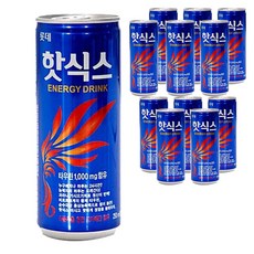 롯데칠성음료 핫식스 에너지음료, 250ml, 24개