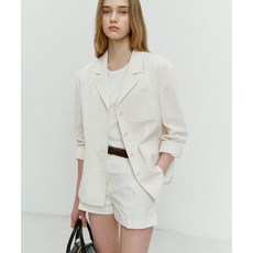 [매장정품] 던스트 DUNST SUMMER NATURAL SEERSUCKER 자켓 베이지 STRIPE_UDJA4B224I2