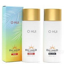 오휘 데이쉴드 선크림 80ml 대용량, 레드-대용량