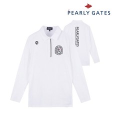 파리게이츠 골프 pearlygatesgolf남성 와펜 프린팅 카라 티셔츠 P51102TO021_WH, 006, WH