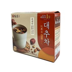 담터 대추차 플러스 15스틱 전통차 한방차, 15g, 15개입, 1개