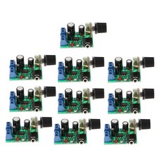 JC 10pc LM386 미니 오디오 전력 증폭기 보드 모노 3V ~ 12VDC 가변 볼륨